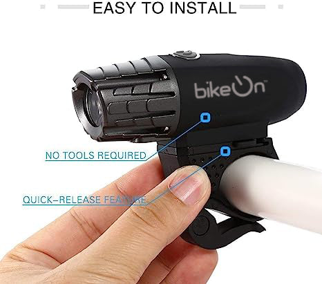 USB Rechargeable Bike Light Set