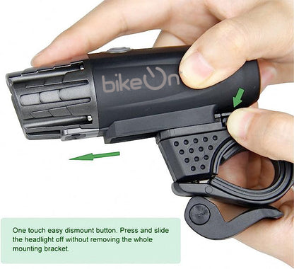 USB Rechargeable Bike Light Set