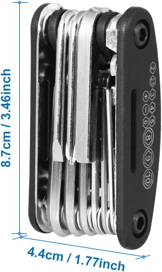 Bike Repair Tool Kit - 16 in 1 Bicycle Multitool